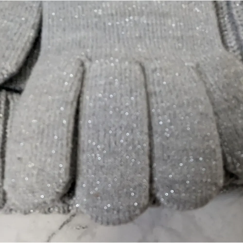 Champion gray hat beanie and glove set New One Size